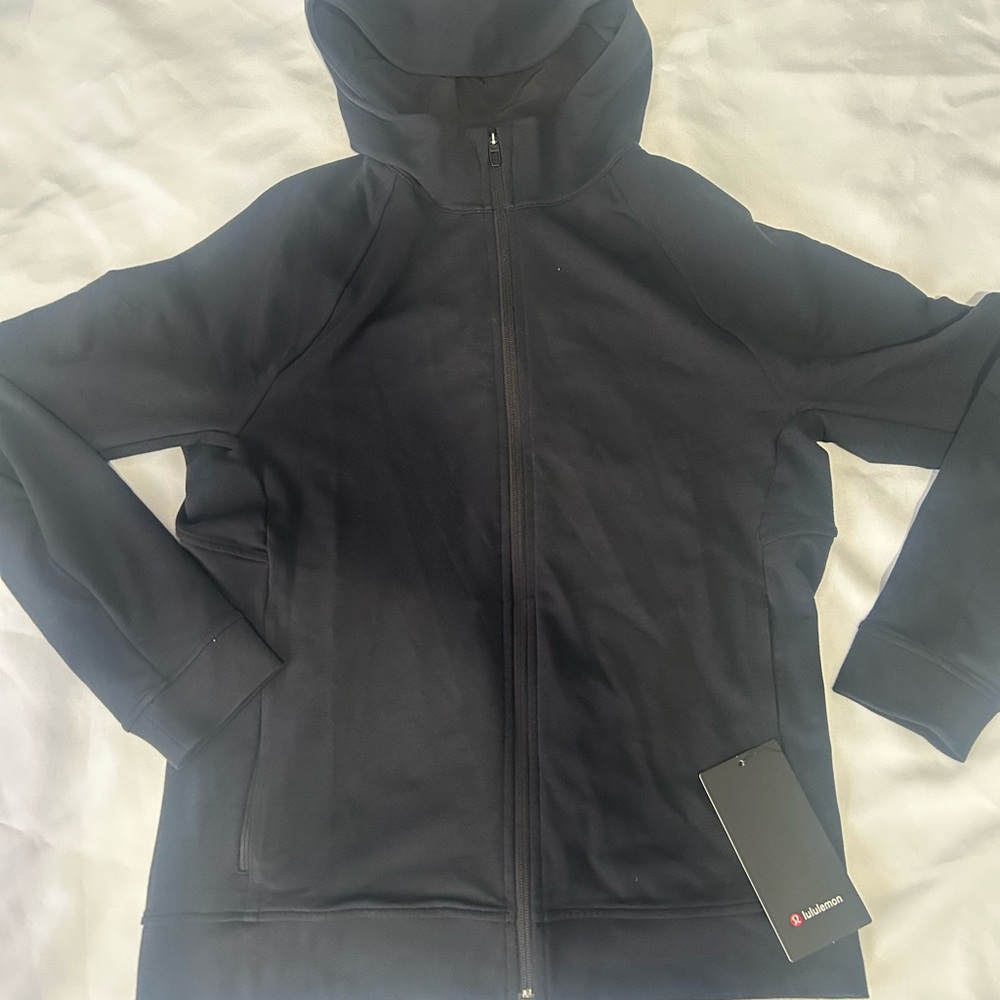 Lululemon Women's Black Full-Zip hoodie médium - Picture 2 of 4